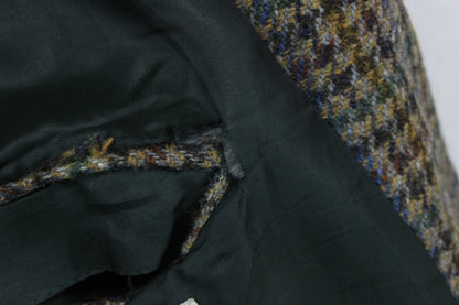 Mens Harris Tweed Blazer Plaid Formal