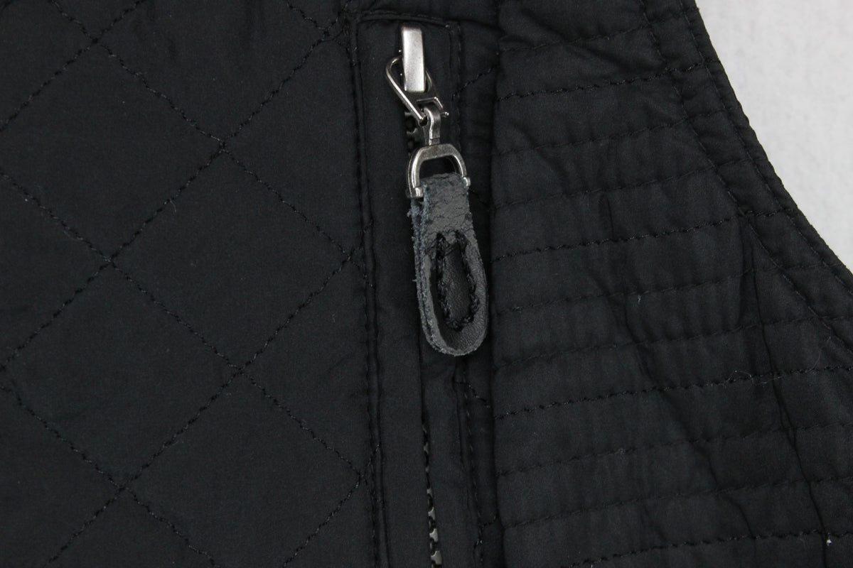 Womens Bodywarmer Motorcycle Zip Sleeveless Button