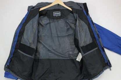 Mens Waterproof Jacket Full Zip Hooded Outdoor