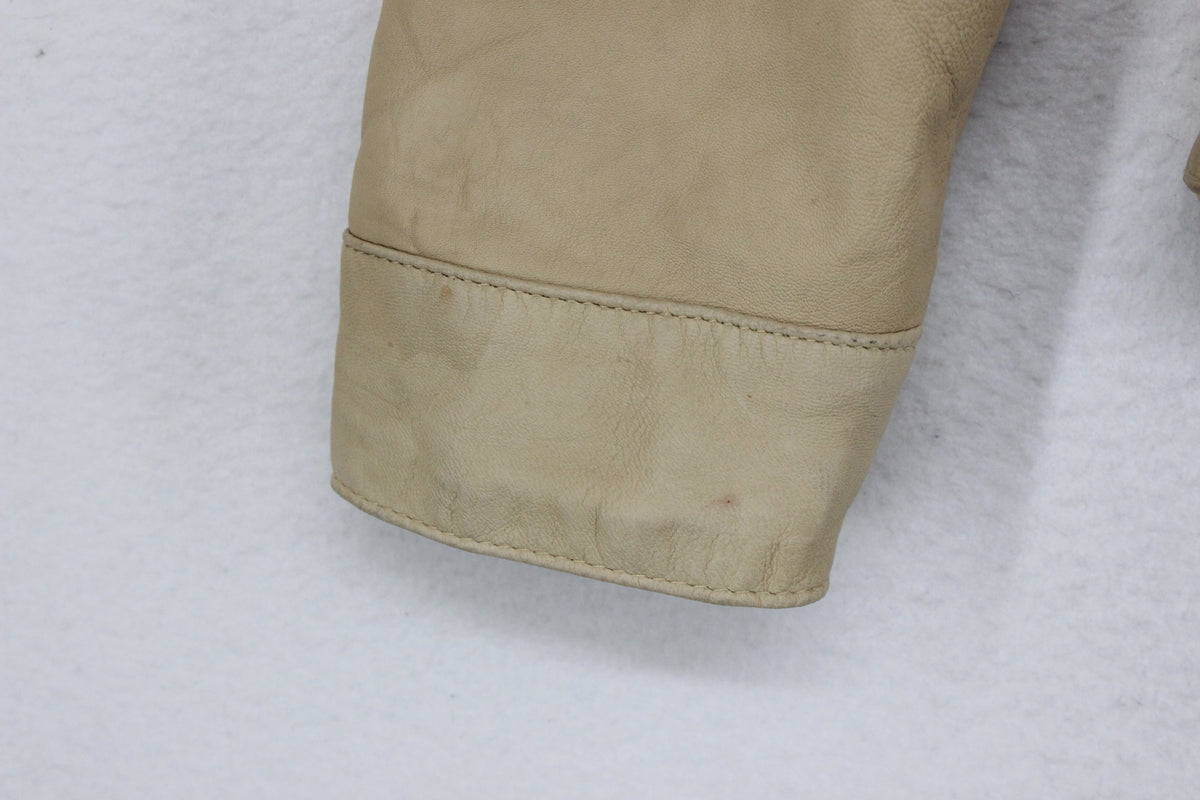 Womens Leather Jacket Utility