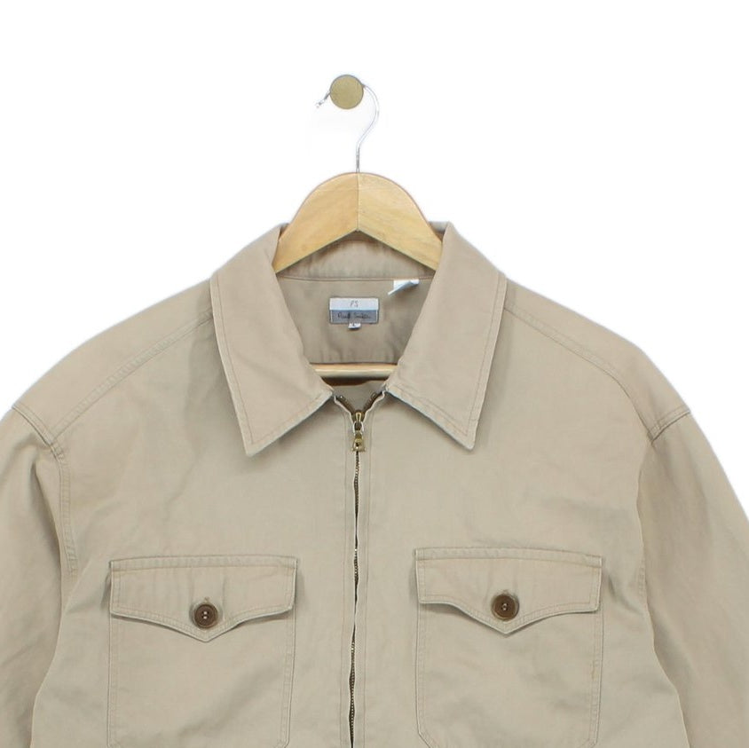Mens Jacket Uk Made Full Zip Collared