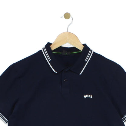Mens Polo Shirt Slim Fit Short Sleeve Stretch