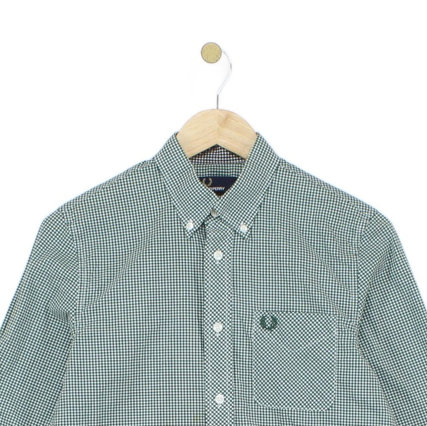 Mens Check Shirt Button Down