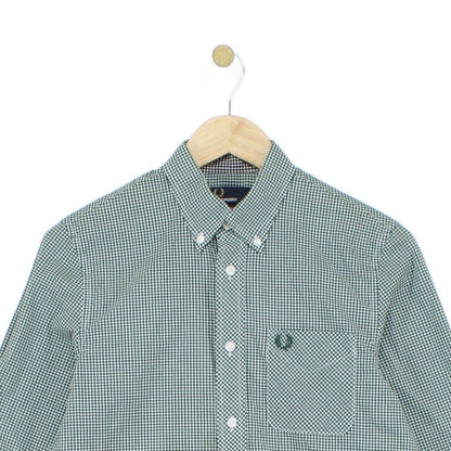 Mens Check Shirt Button Down