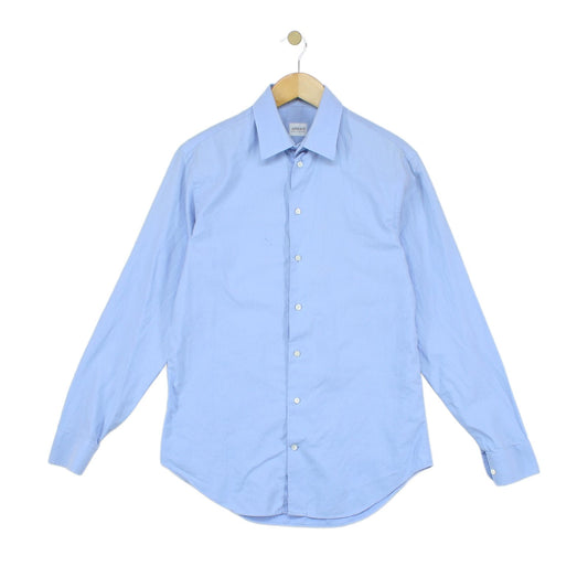 Mens Shirt Long Sleeve Formal Classic Cotton