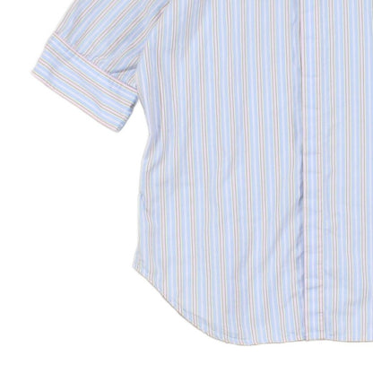 Womens Striped Shirt Slim Fit  Short Sleeve