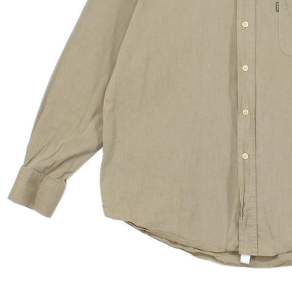 Mens Safari Shirt Long Sleeve Button Up Classic
