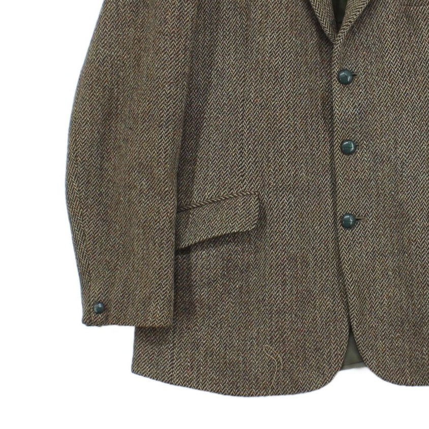 Mens Harris Tweed Blazer Uk Made Wool Classic