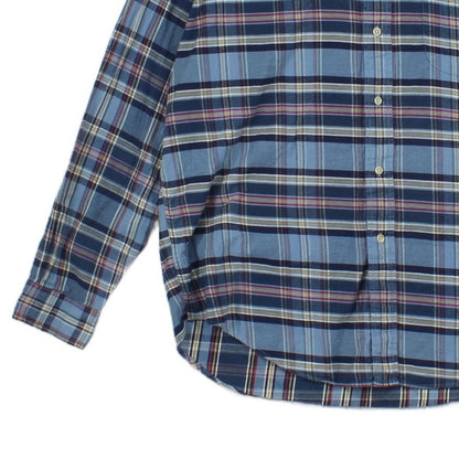 Mens Plaid Shirt Long Sleeve Button Up