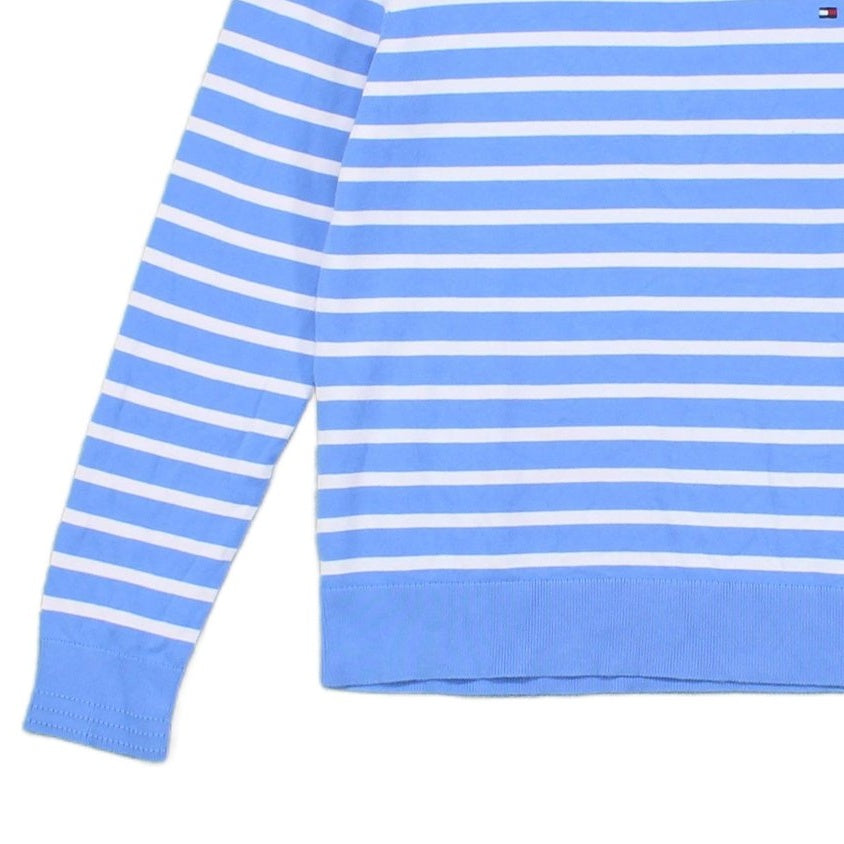 Womens Jumper Striped Crew Neck