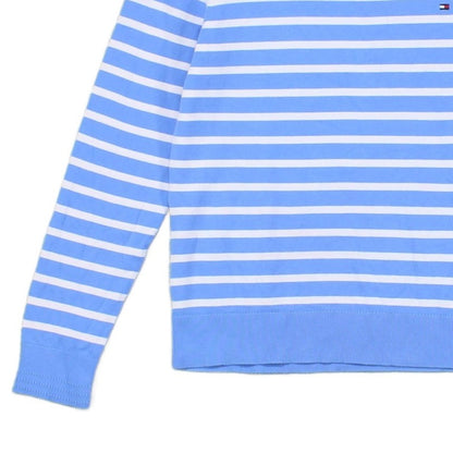 Womens Jumper Striped Crew Neck