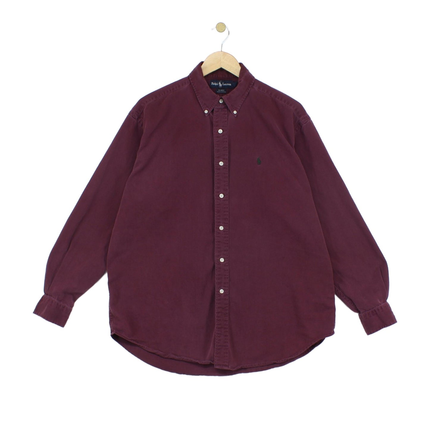 Mens Check Shirt Button Down Long Sleeve
