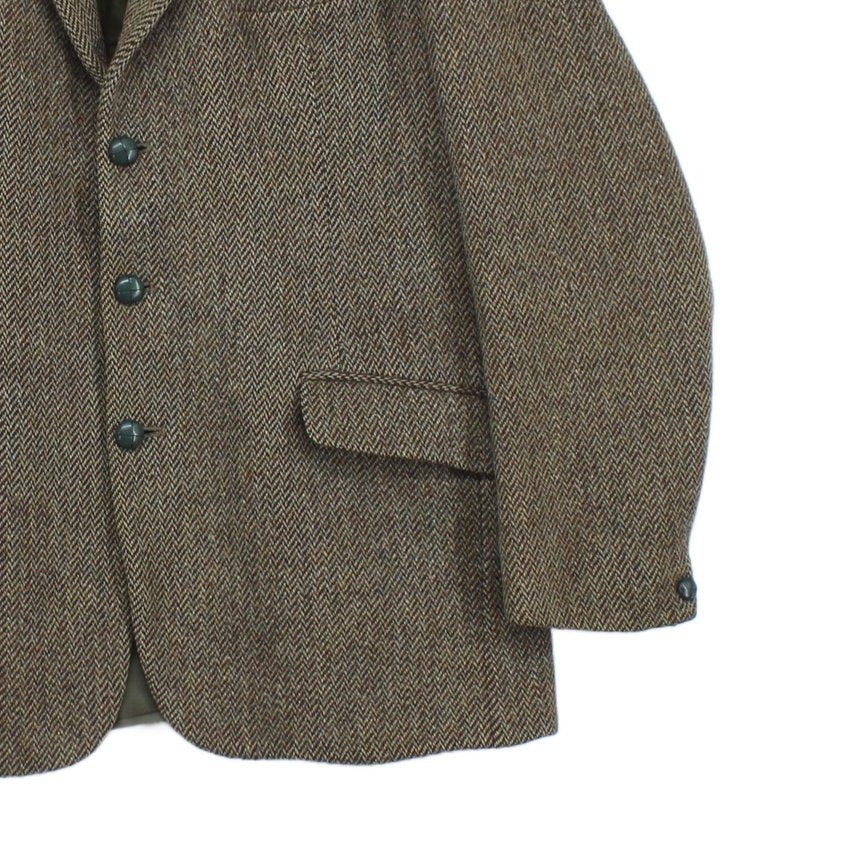 Mens Harris Tweed Blazer Uk Made Wool Classic
