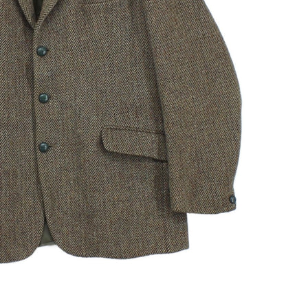 Mens Harris Tweed Blazer Uk Made Wool Classic