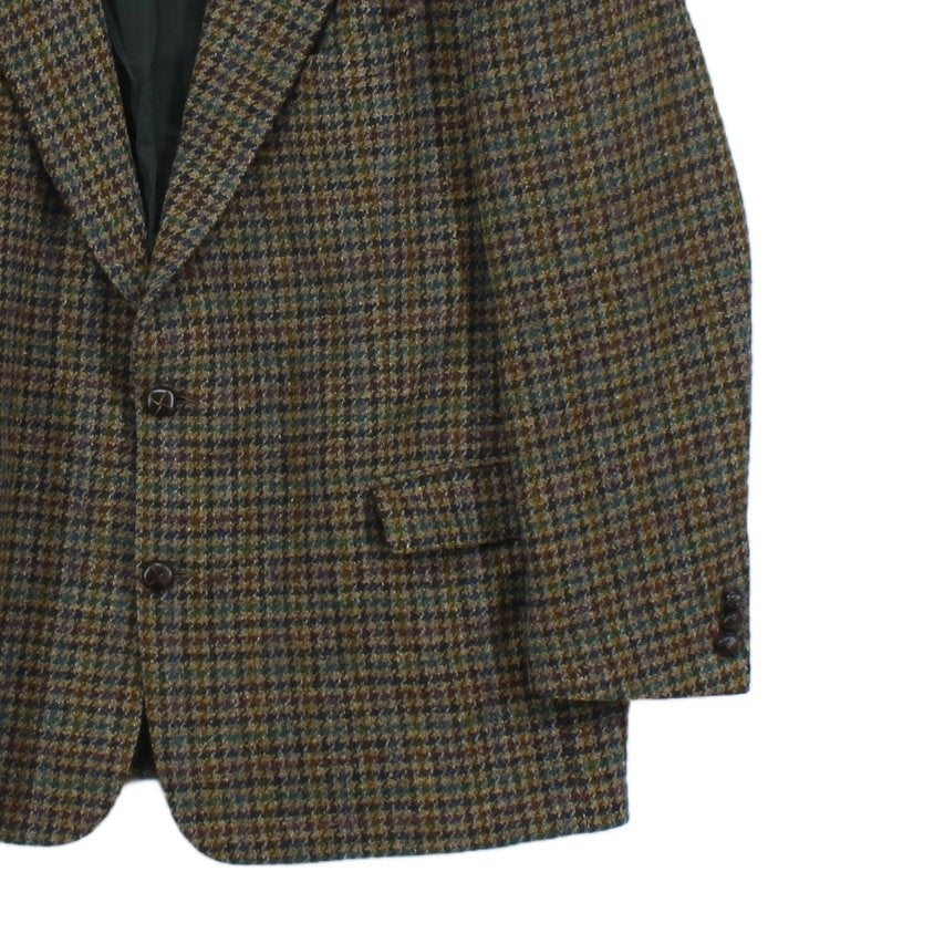 Mens Harris Tweed Blazer Plaid Formal