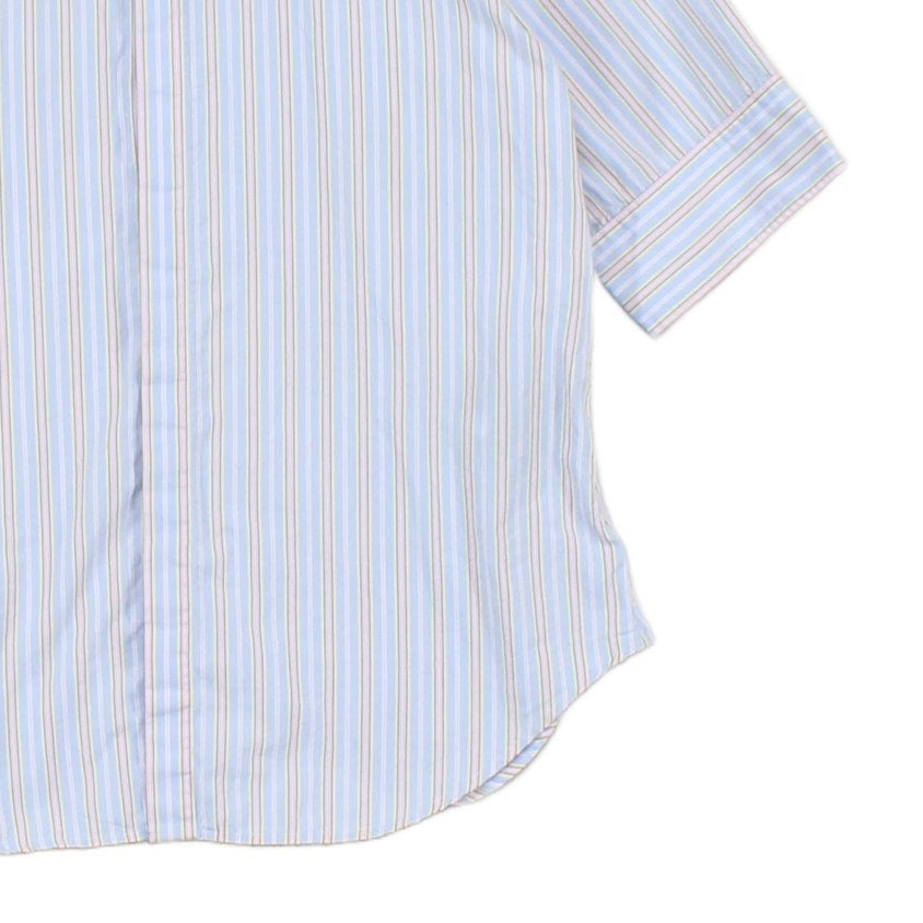 Womens Striped Shirt Slim Fit  Short Sleeve