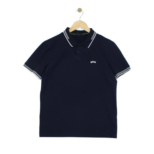 Mens Polo Shirt Slim Fit Short Sleeve Stretch