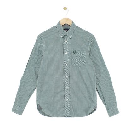Mens Check Shirt Button Down