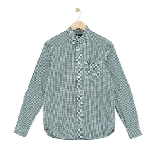 Mens Check Shirt Button Down