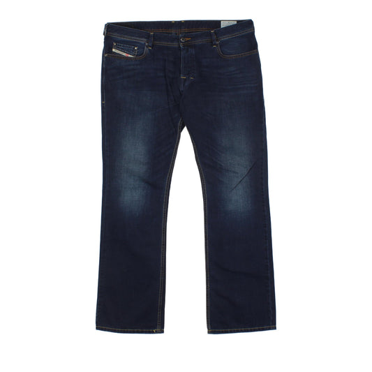 Mens Zatiny Jeans Bootcut Button Fly Mid Rise Denim