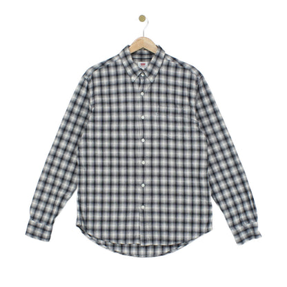 Mens Plaid Shirt Pattern Button Down Long Sleeve Cotton