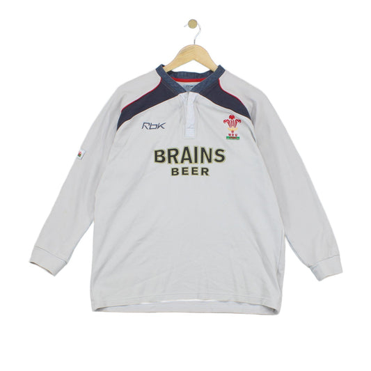 Mens Wales 2006-07 Rugby Jersey Long Sleeve