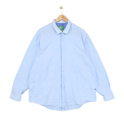 Mens Shirt Long Sleeve Button Up Business