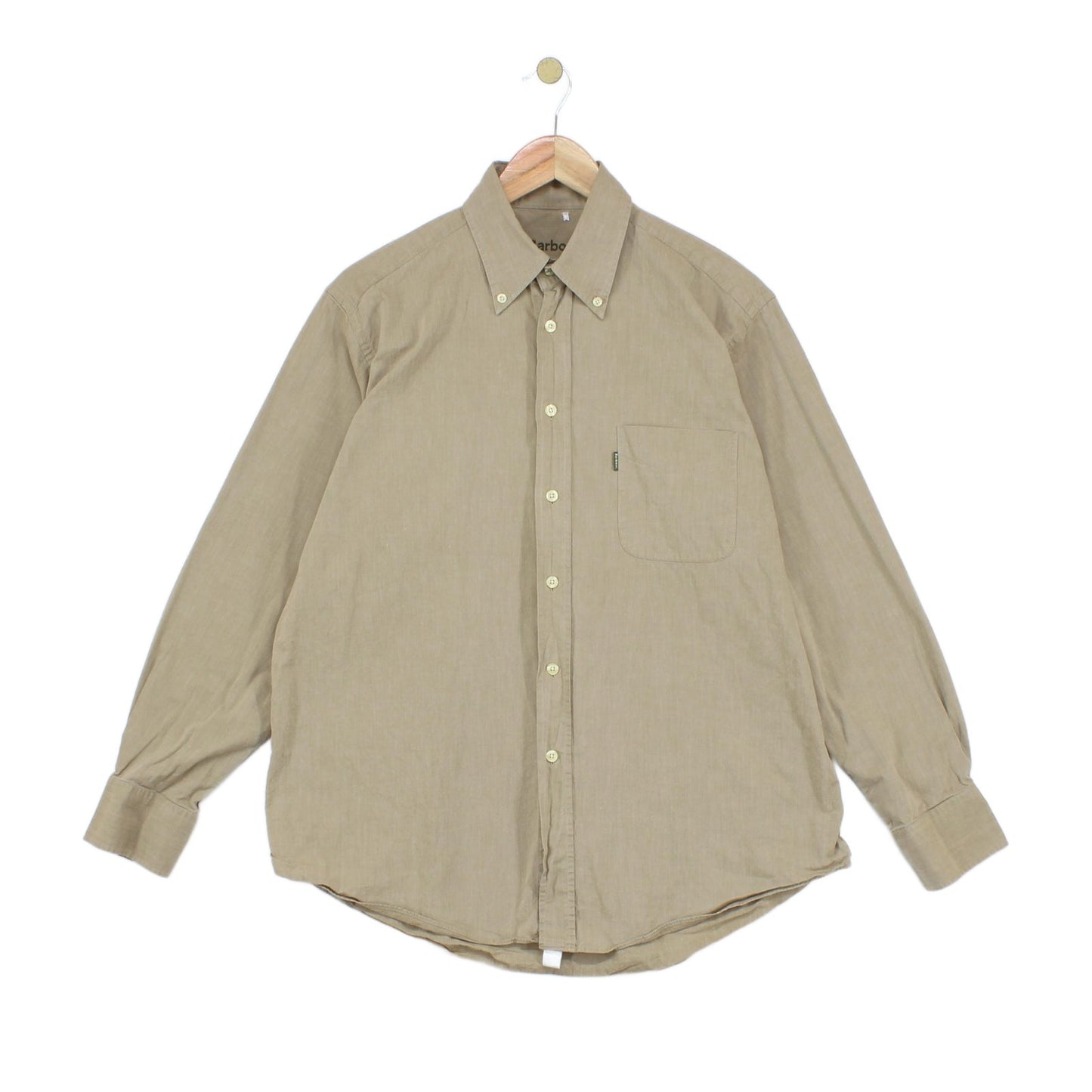 Mens Safari Shirt Long Sleeve Button Up Classic