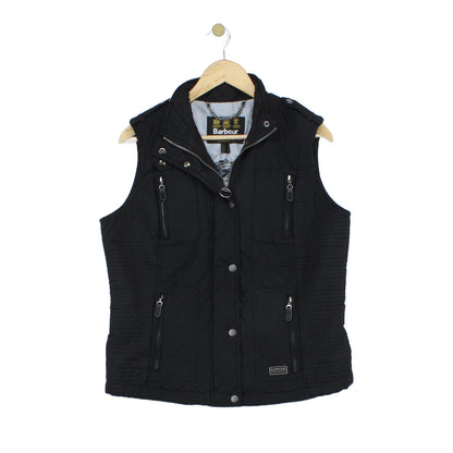 Womens Bodywarmer Motorcycle Zip Sleeveless Button