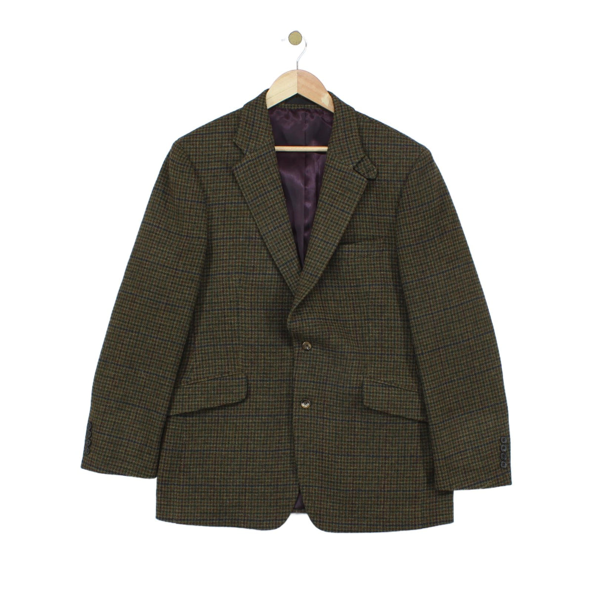 Mens Yorkshire Tweed Blazer Woolmark Check