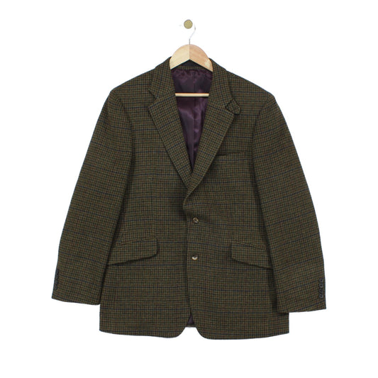 Mens Yorkshire Tweed Blazer Woolmark Check