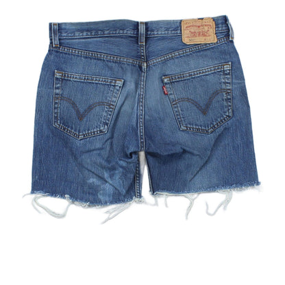 Mens Denim Shorts  Raw Hem