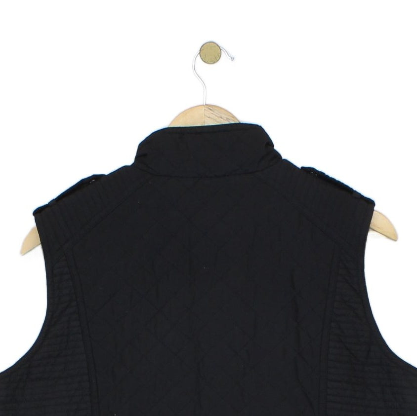 Womens Bodywarmer Motorcycle Zip Sleeveless Button