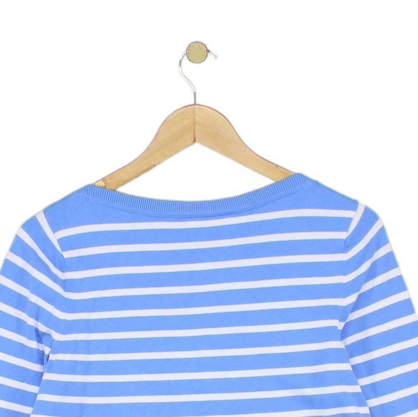 Womens Jumper Striped Crew Neck