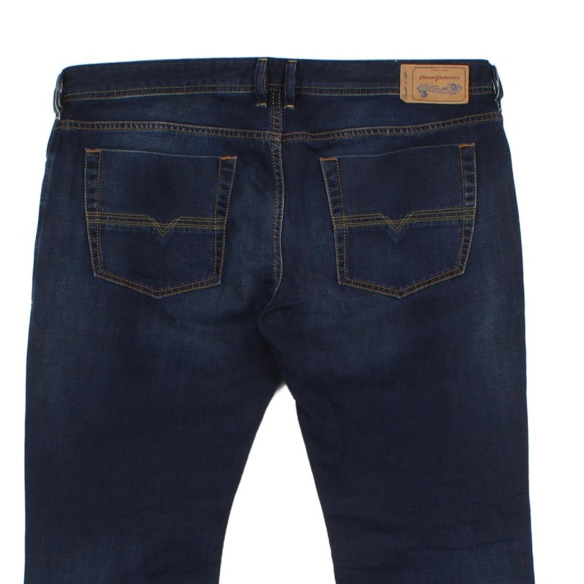 Mens Zatiny Jeans Bootcut Button Fly Mid Rise Denim