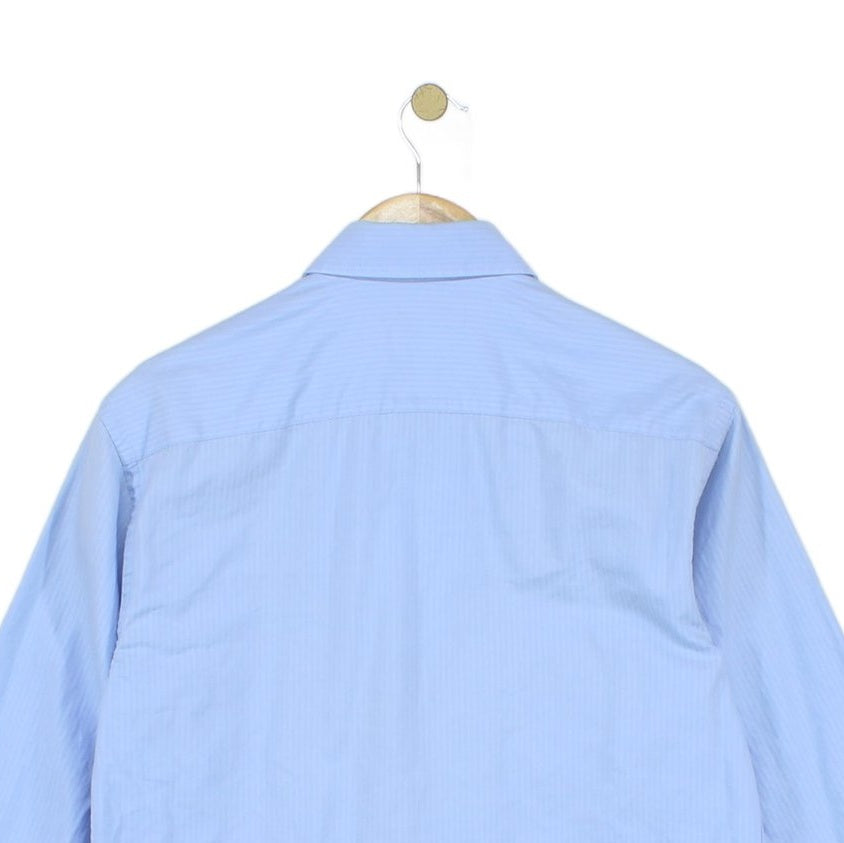 Mens Shirt Long Sleeve Formal Classic Cotton
