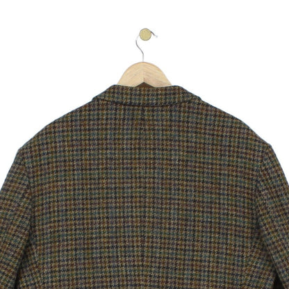 Mens Harris Tweed Blazer Plaid Formal