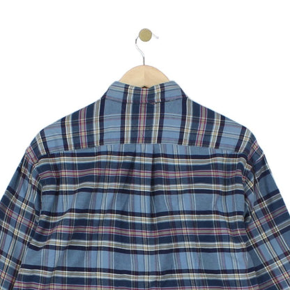 Mens Plaid Shirt Long Sleeve Button Up
