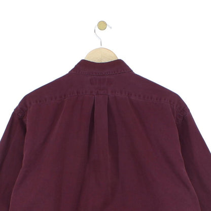 Mens Check Shirt Button Down Long Sleeve