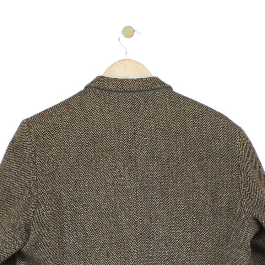 Mens Harris Tweed Blazer Uk Made Wool Classic