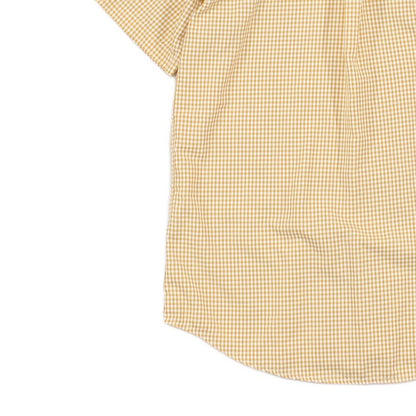 Mens Check Shirt Custom Fit Short Sleeve