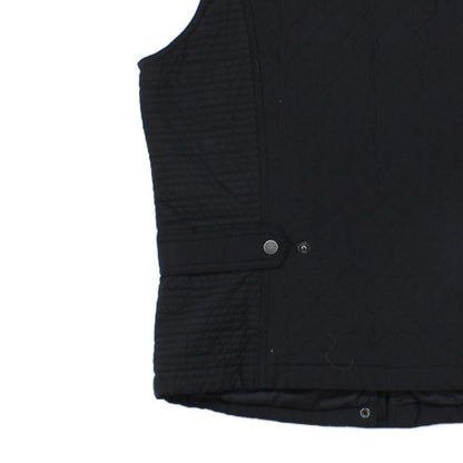 Womens Bodywarmer Motorcycle Zip Sleeveless Button