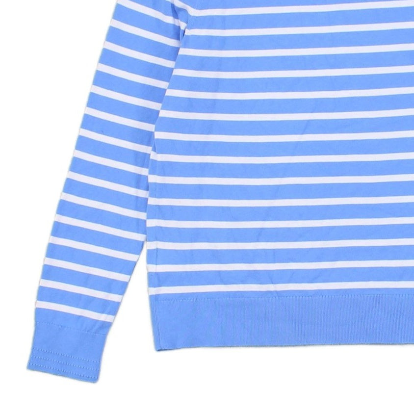 Womens Jumper Striped Crew Neck
