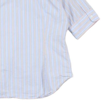 Womens Striped Shirt Slim Fit  Short Sleeve