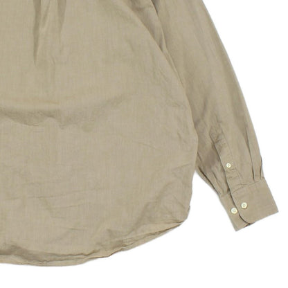 Mens Safari Shirt Long Sleeve Button Up Classic