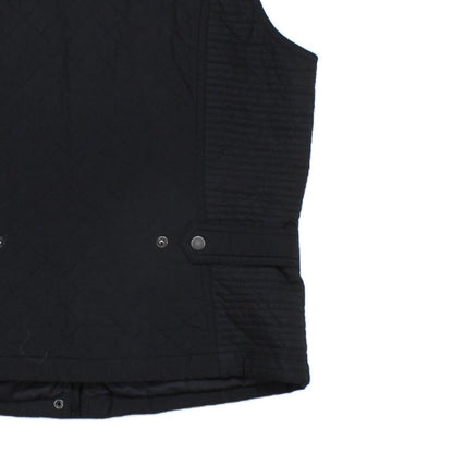 Womens Bodywarmer Motorcycle Zip Sleeveless Button