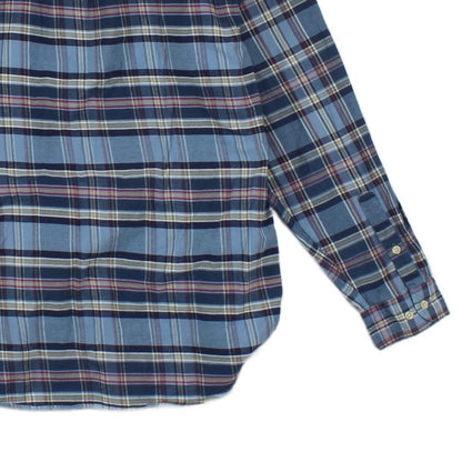 Mens Plaid Shirt Long Sleeve Button Up