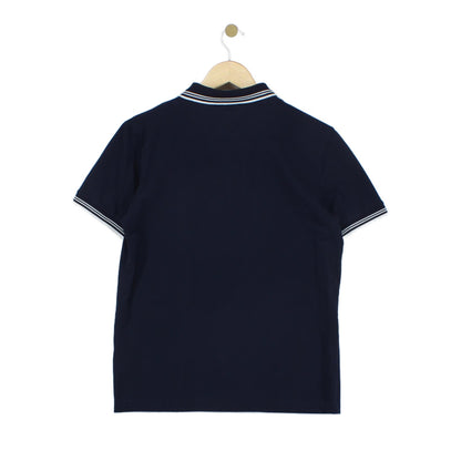 Mens Polo Shirt Slim Fit Short Sleeve Stretch
