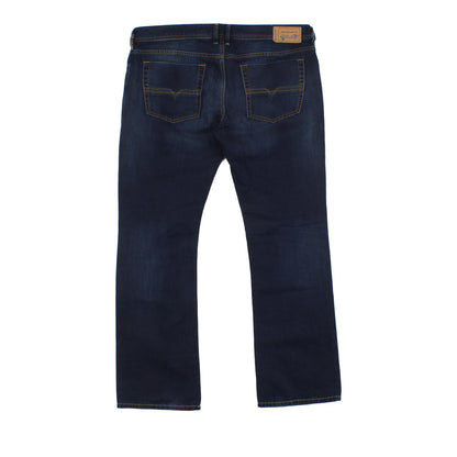 Mens Zatiny Jeans Bootcut Button Fly Mid Rise Denim