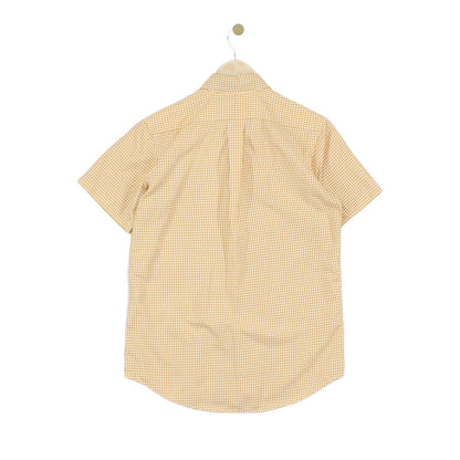 Mens Check Shirt Custom Fit Short Sleeve